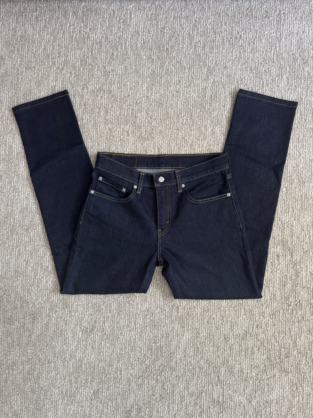 Levi's 511 Dark Wash Jeans Slim Fit 31x32 Denim Pants Durable Minimal